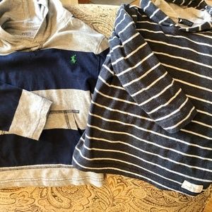 Hoodies soft stripe shirts for 3 or 4 year old boy - polo & taylor